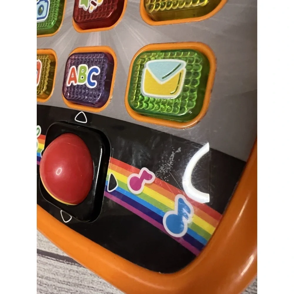 VTech Tiny Touch Tablet Learning Toy Orange Green Interactive Educational Kids